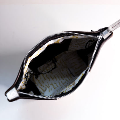 Steamboat Collection | Carry More Clutch | Rocky + White Pebble