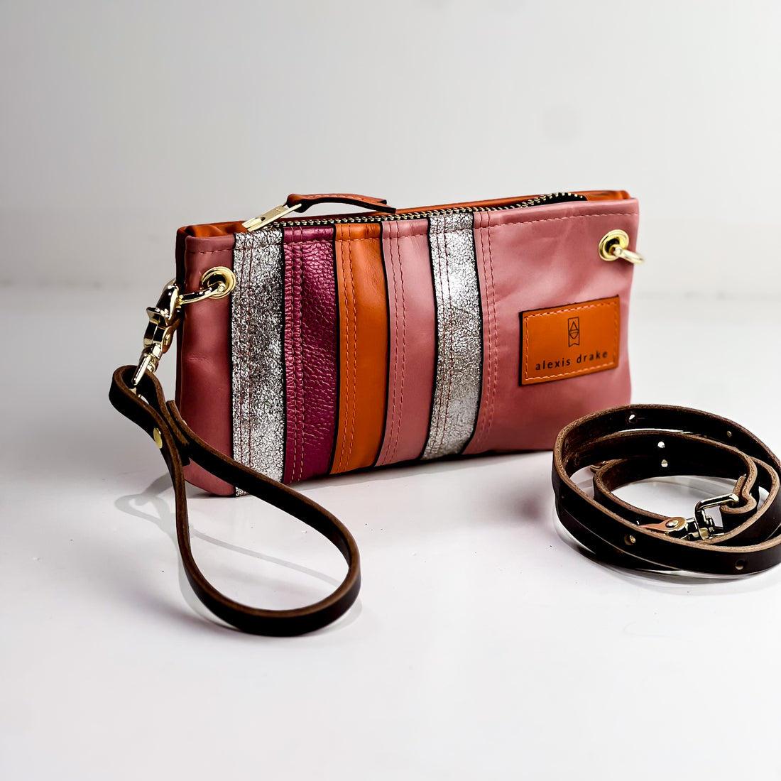 Rainbow Belt Bag | Orange + Pink