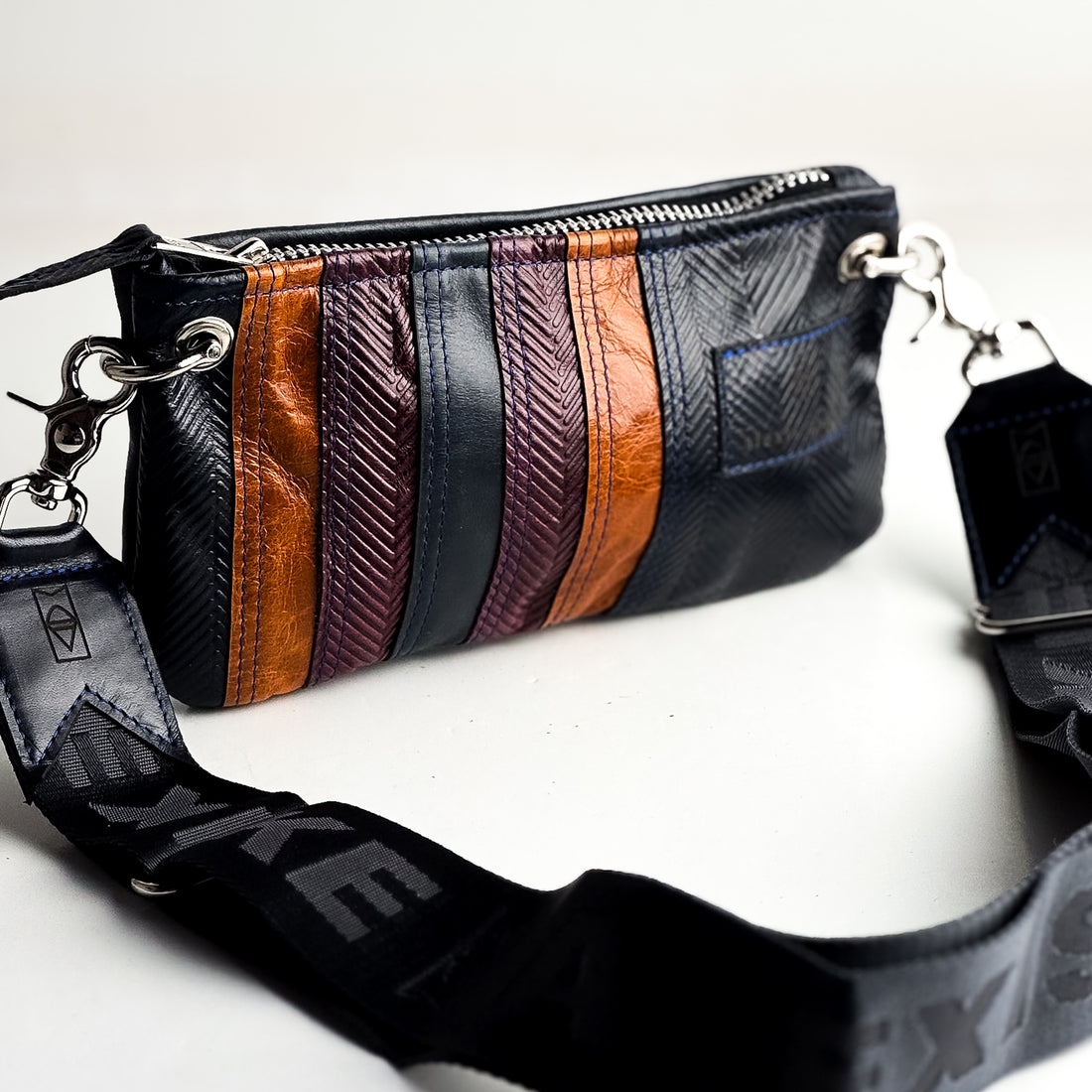 Rainbow Belt Bag Collection | Navy Herringbone + Whiskey