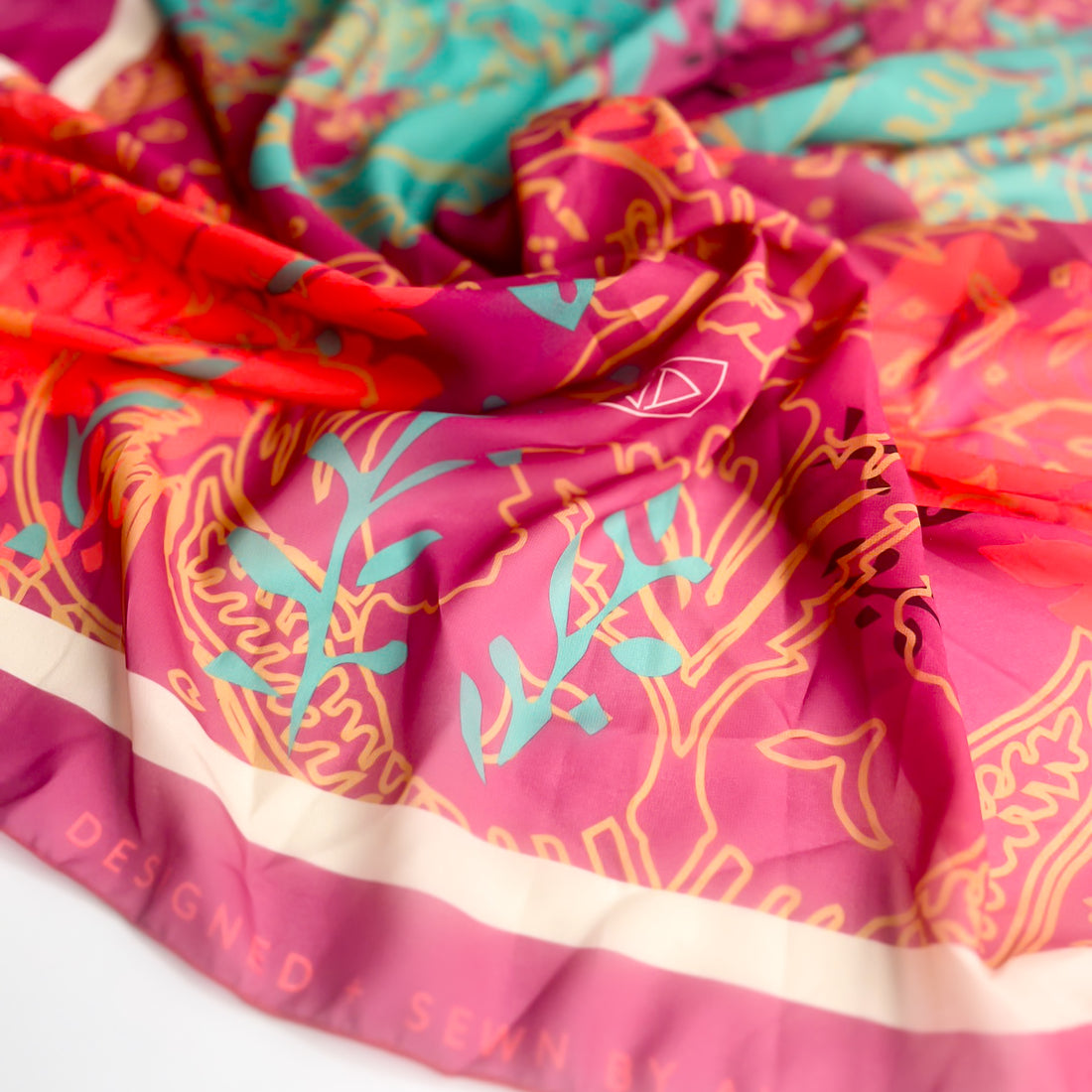 Scarf | Pink Paisley Scarf