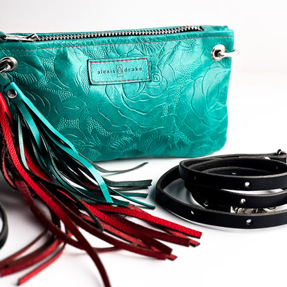 Rodeo Collection | Belt Bag Clutch + Crossbody | Cactus Rose