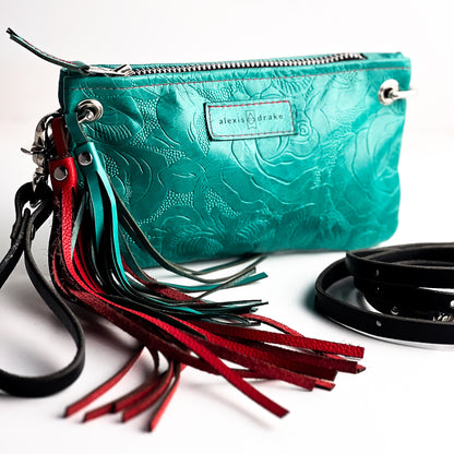 Rodeo Collection | Belt Bag Clutch + Crossbody | Cactus Rose