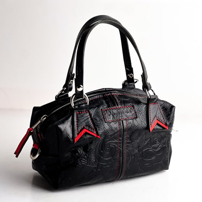 Rodeo Collection | Dolly Satchel | Black Rose