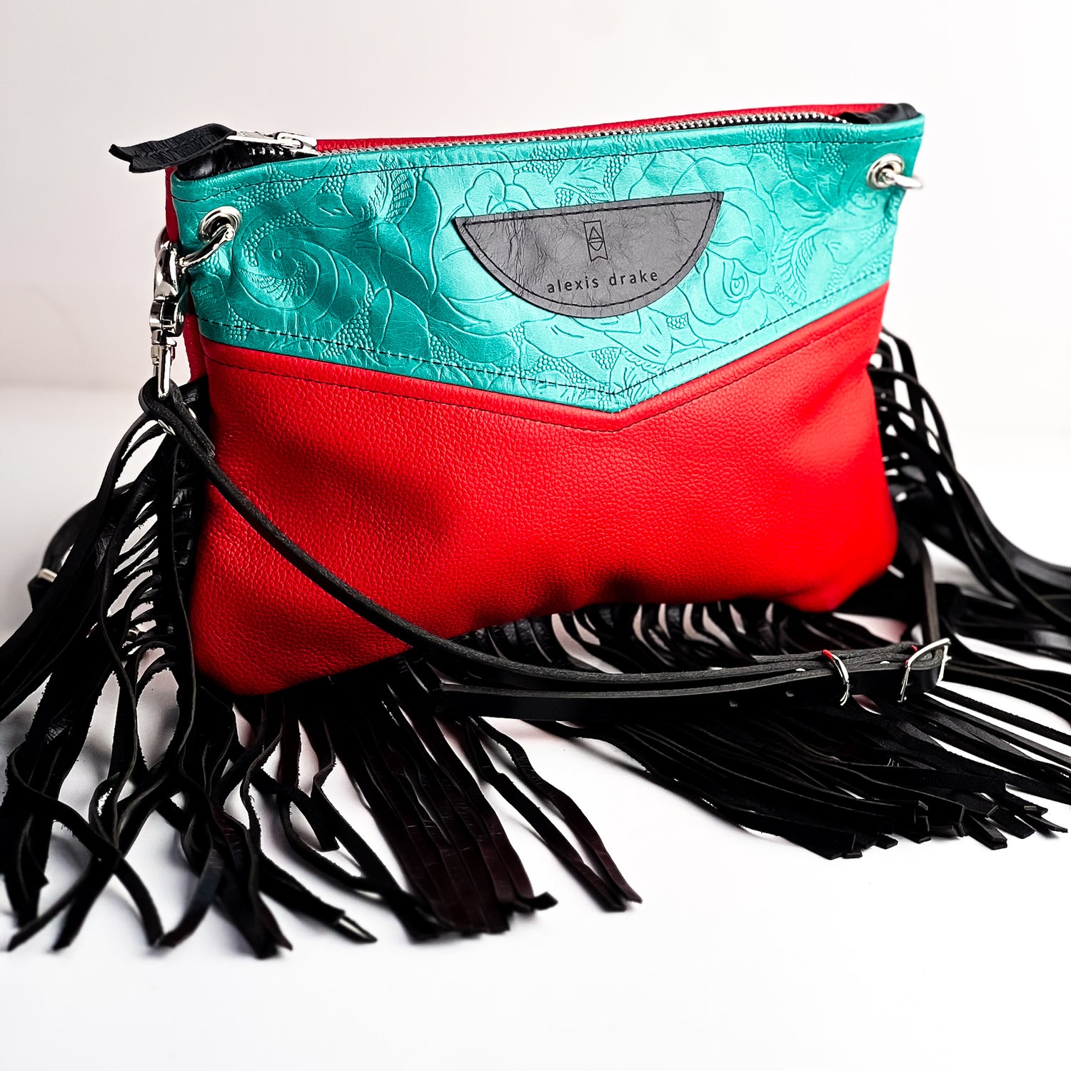 Rodeo Collection | Jackie Crossbody | Cactus Rose + Scarlet