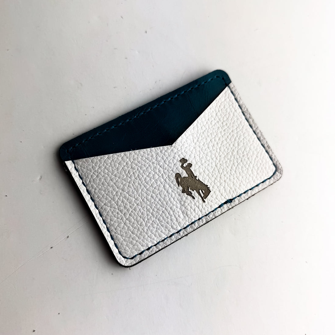 Steamboat Collection | Card Holder | Turquoise + White Pebble