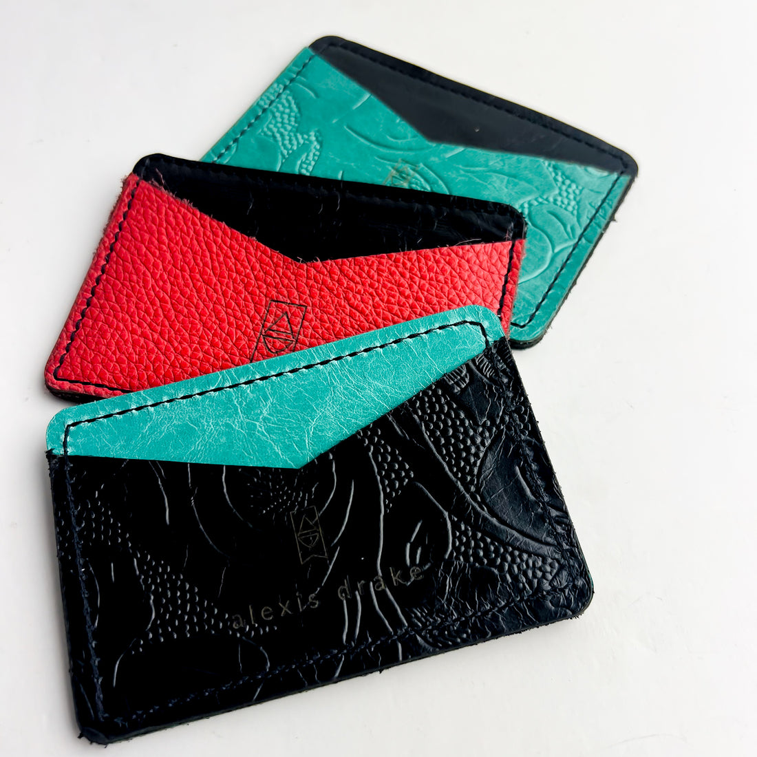 Rodeo Collection | Card Holder | Black + Cactus Rose