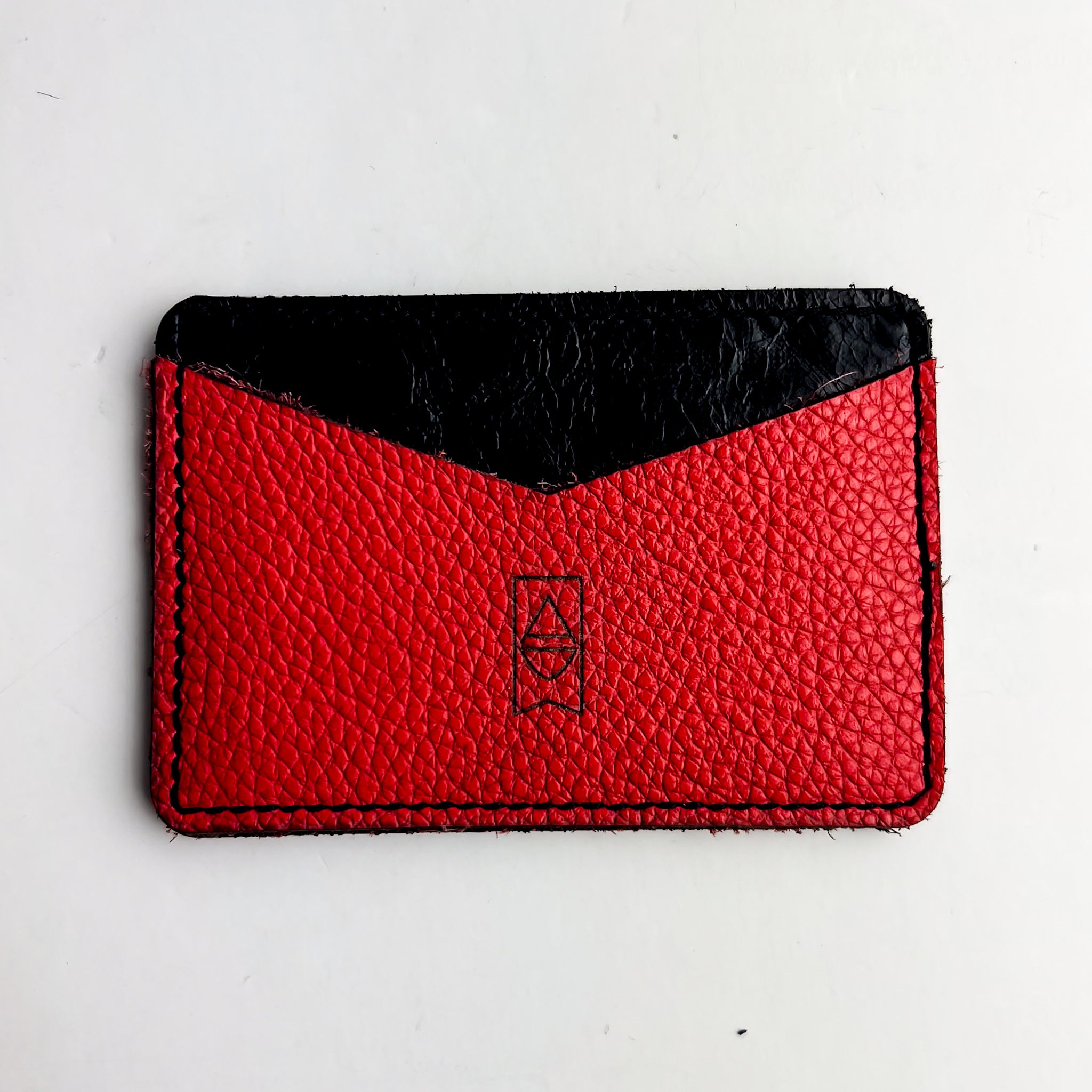 Rodeo Collection | Card Holder | Black + Scarlet