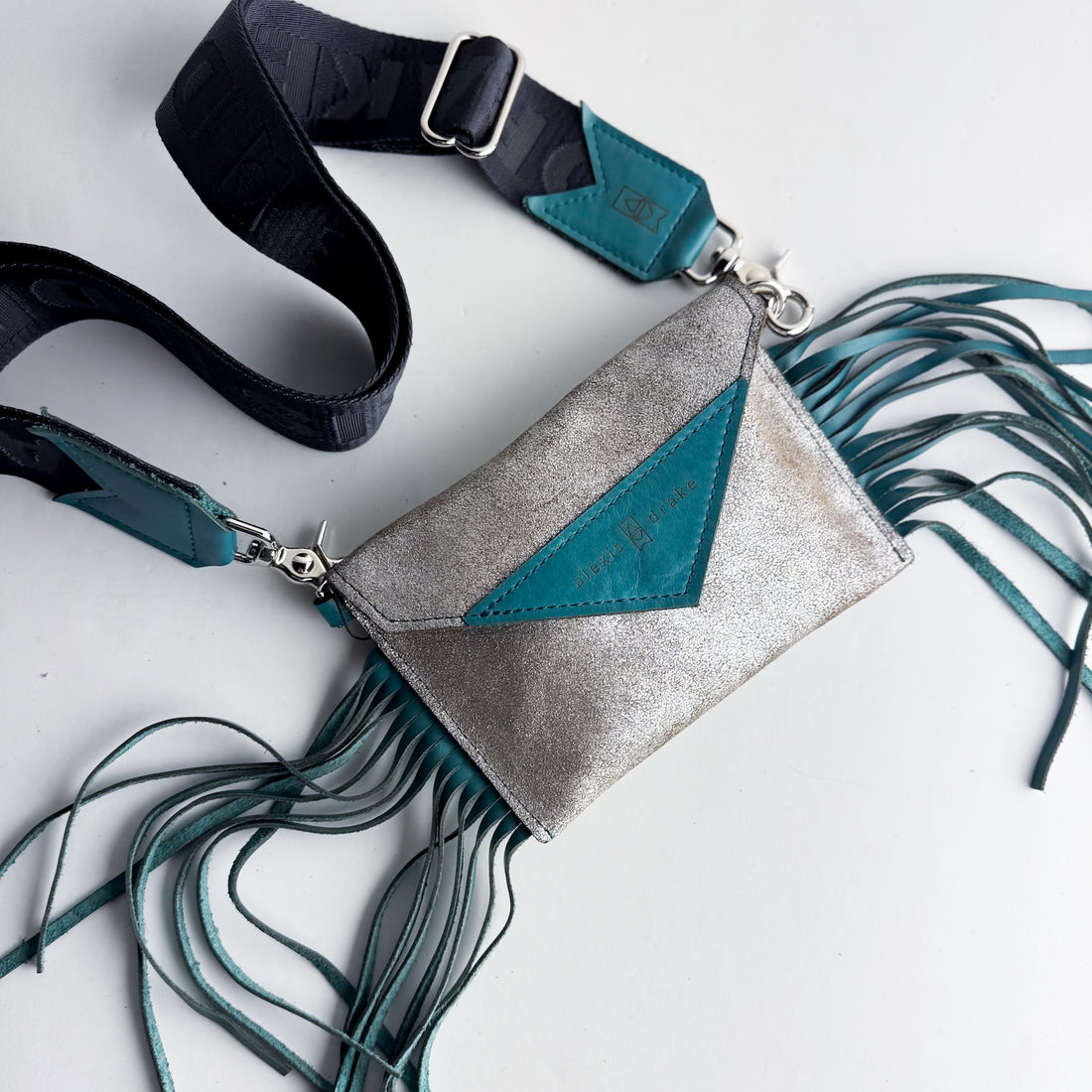 Rodeo Collection | Envelope Cellphone Crossbody | Sparkle + Ocean