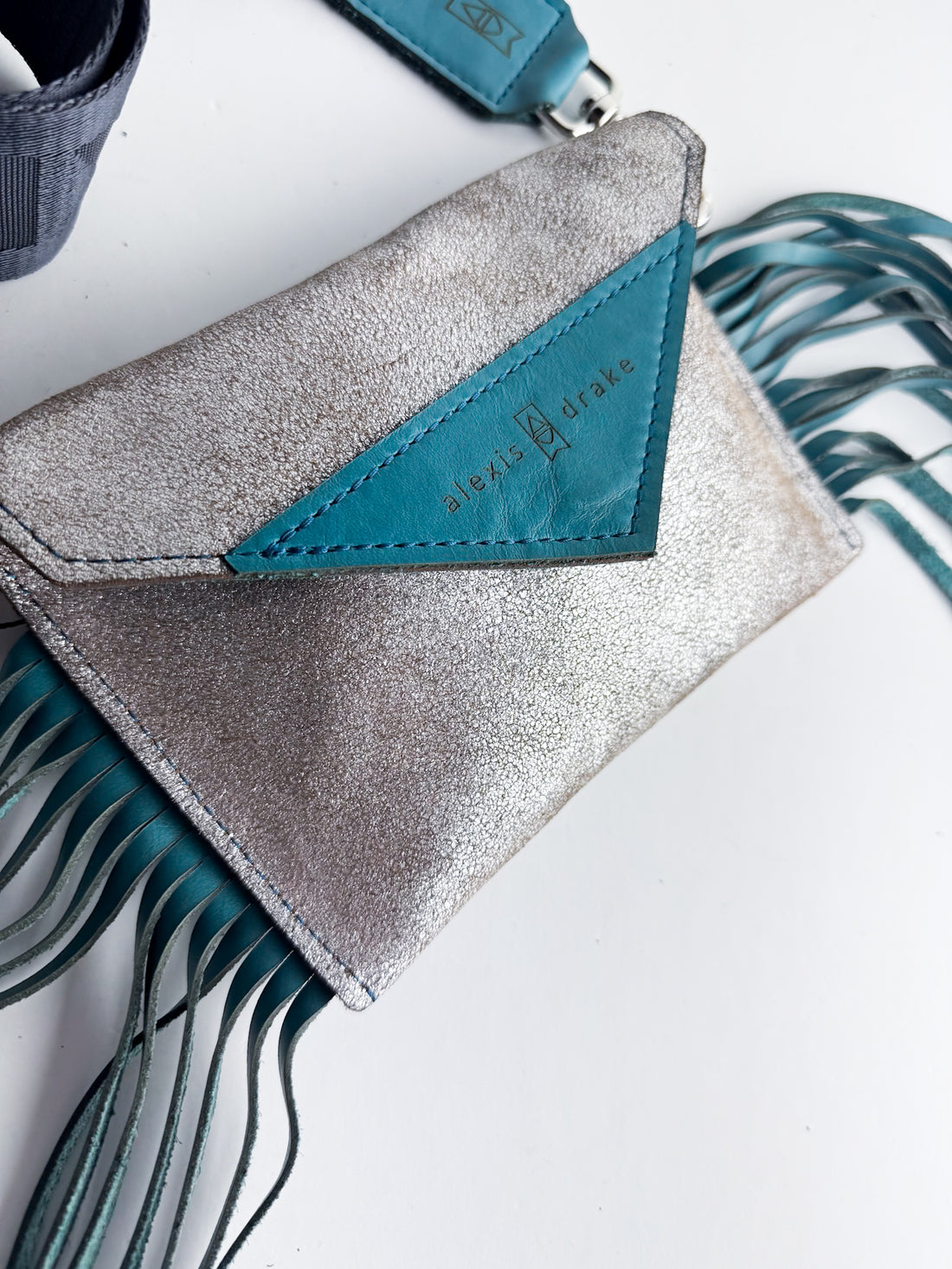 Rodeo Collection | Envelope Cellphone Crossbody | Sparkle + Ocean