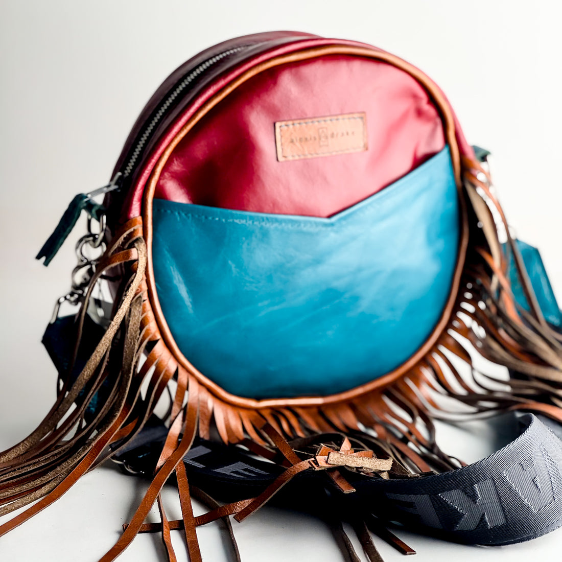 Rodeo Collection | Flicka Crossbody | Ruby + Turquoise + Whiskey