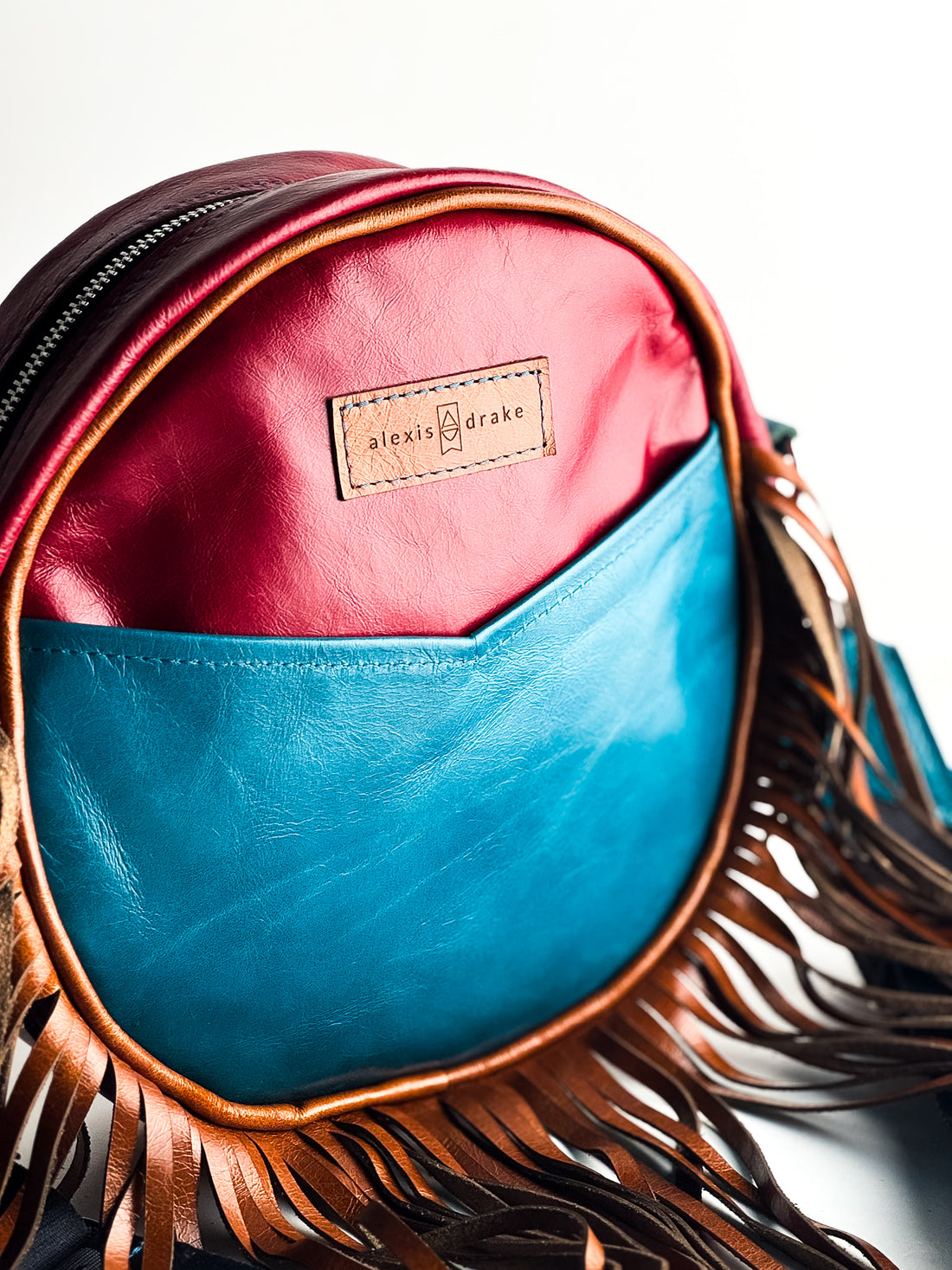 Rodeo Collection | Flicka Crossbody | Ruby + Turquoise + Whiskey