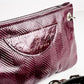 Fall Collection | Belt Bag Clutch + Crossbody | Plum Tweed + Plum