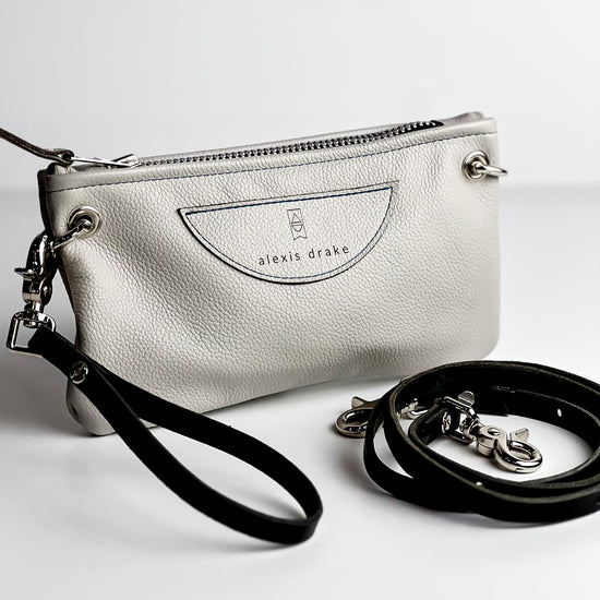 Fall Collection | Belt Bag Clutch + Crossbody | Khaki Pebble