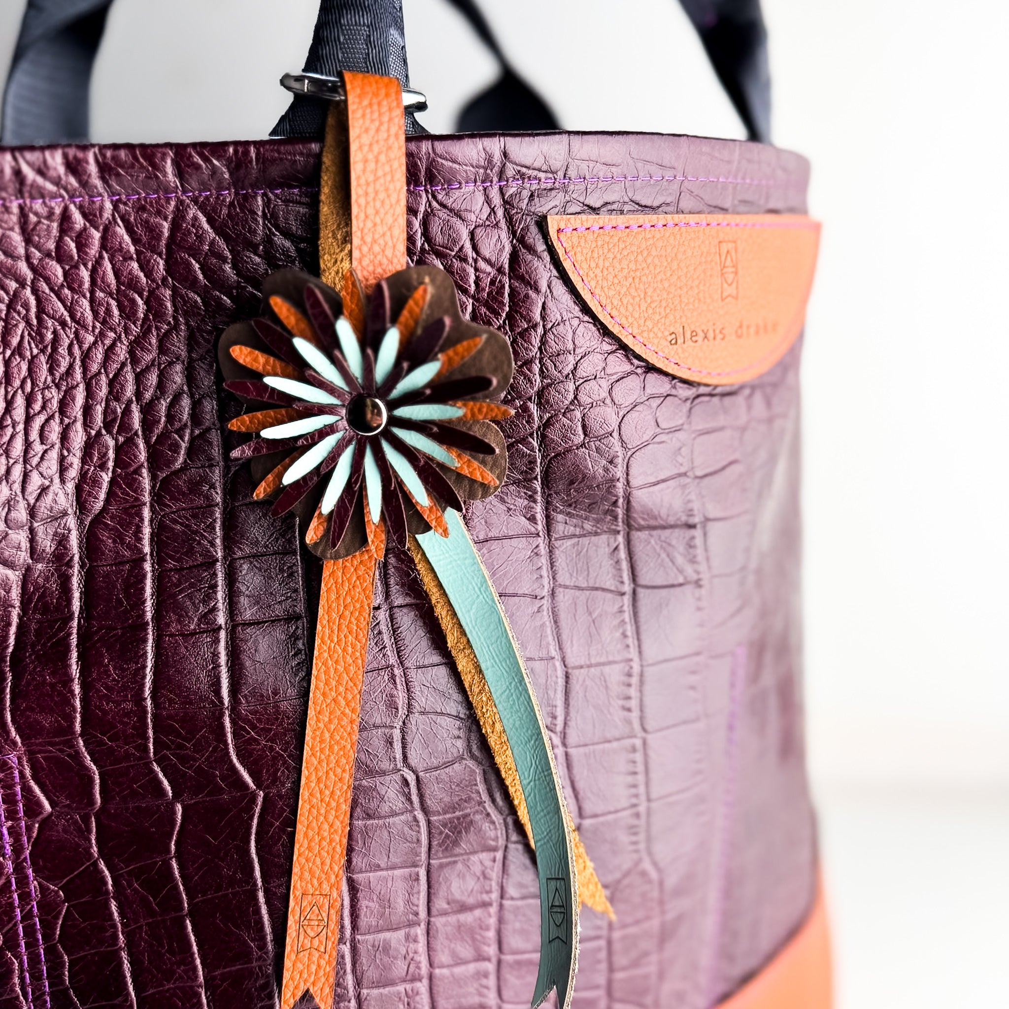 Keychain | Flower Floof Bag Charm | Autumn Reverie