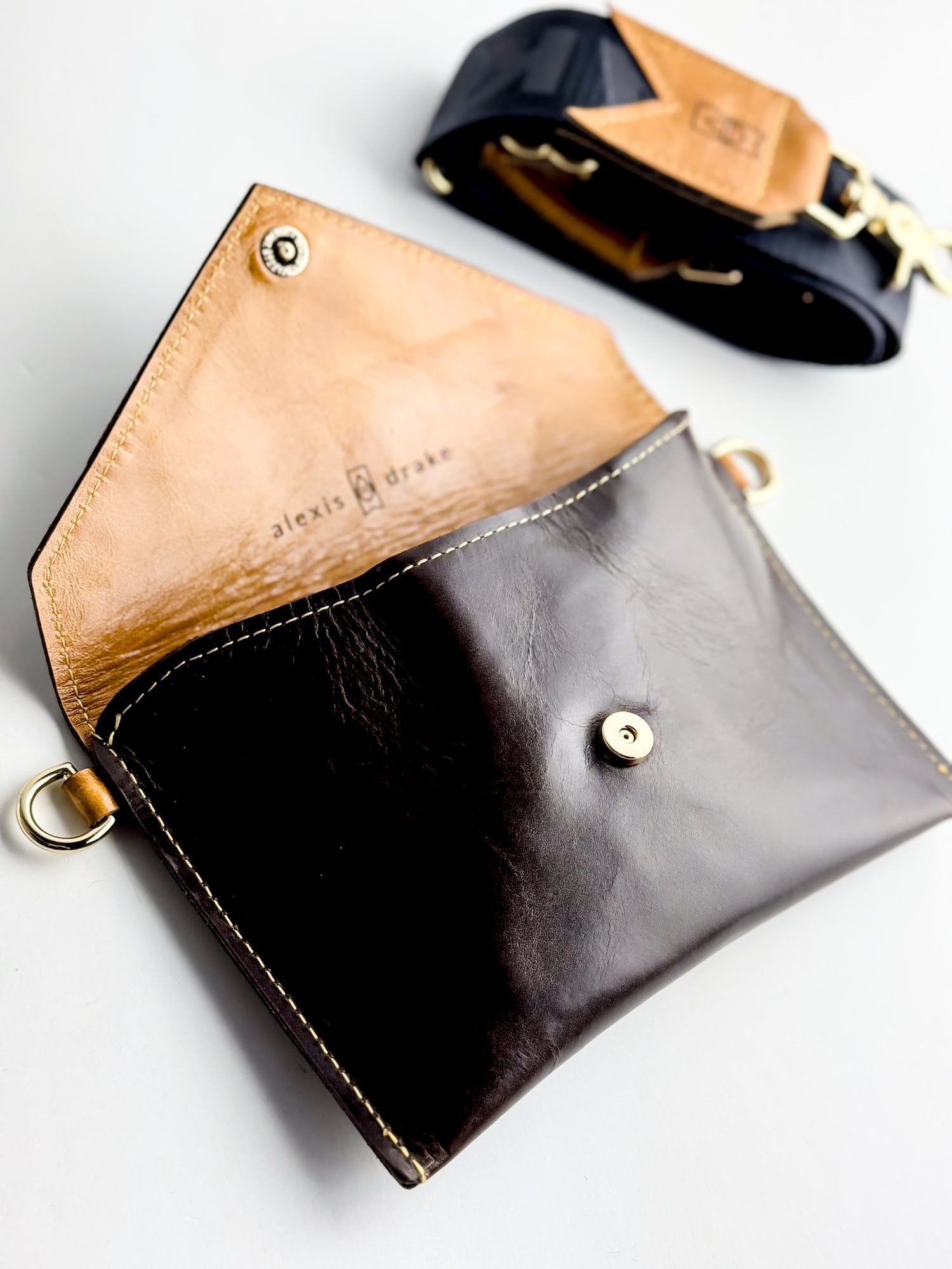 Made To Order | Steamboat Collection | Envelope Cellphone Crossbody | Rocky + Butter