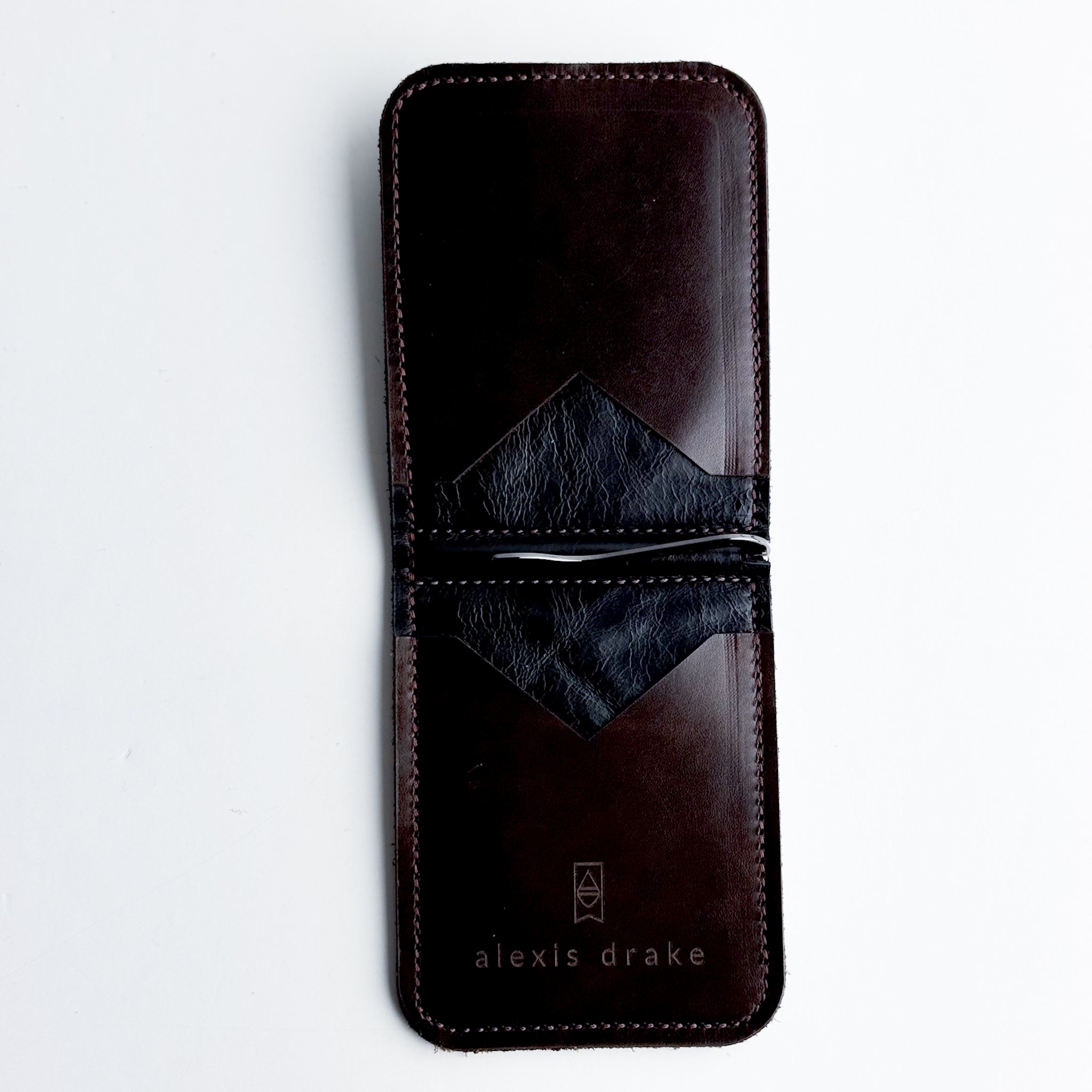 Made To Order | Steamboat Collection | Money Clip Wallet | Black + Rocky