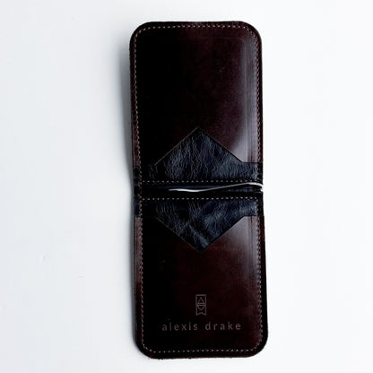 Steamboat Collection | Money Clip Wallet | Rocky + Black