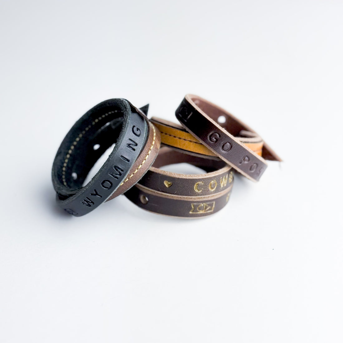 Made To Order | Steamboat Collection | Jewelry | Leather Wrap Bracelet | Various