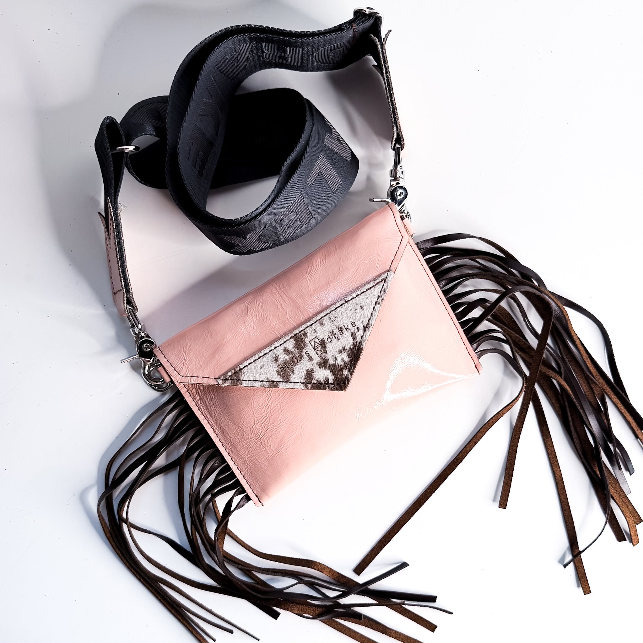 Vintage Cowgirl Collection | Envelope Cellphone Crossbody | Pink Patent + Rocky