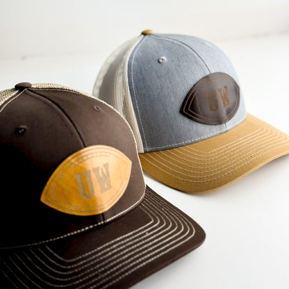 Steamboat Collection | UW Football Trucker Hat | Brown + Butter