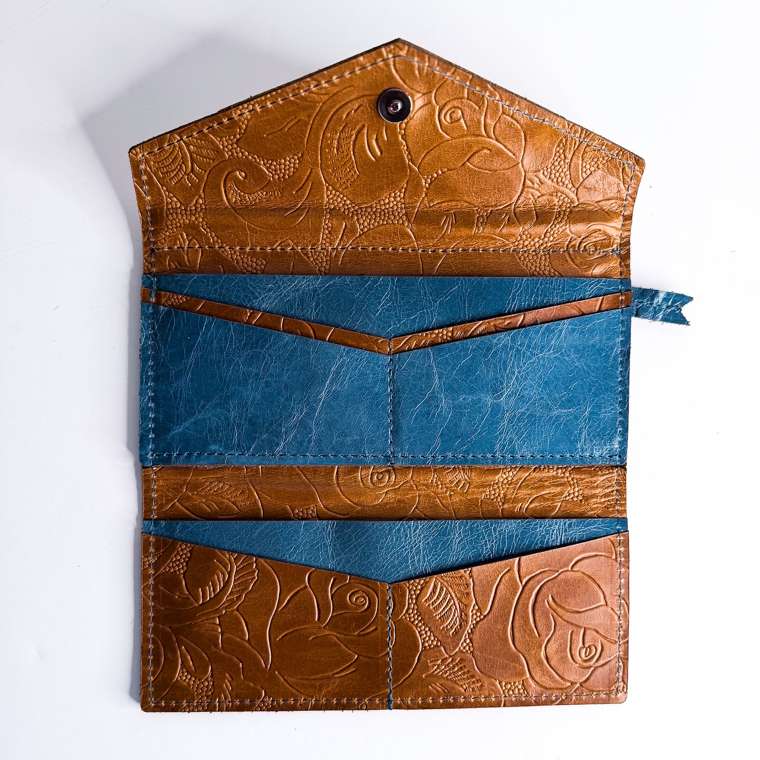 Vintage Cowgirl Collection | Genevieve Wallet | Golden Rose Embossed