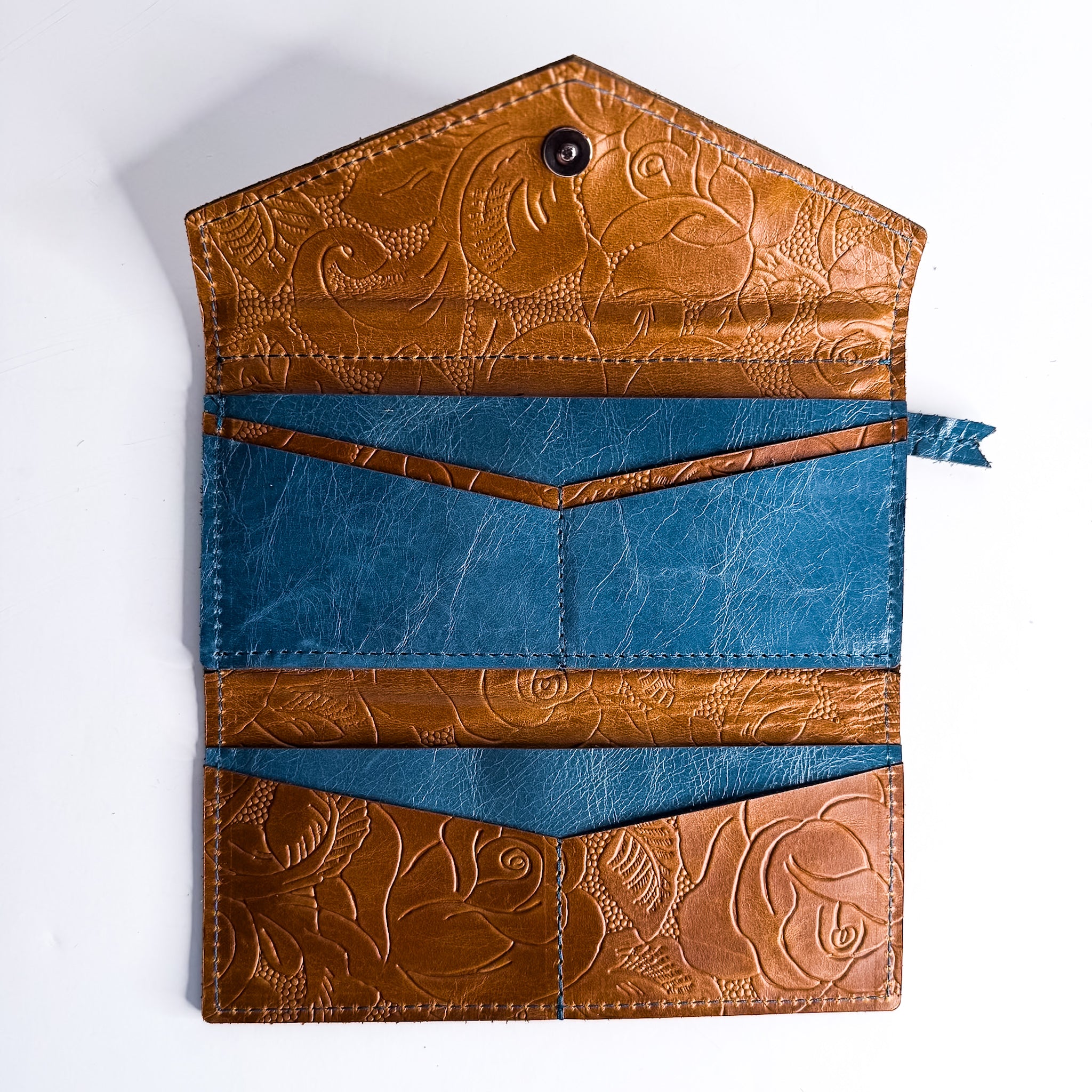 Vintage Cowgirl Collection | Genevieve Wallet | Golden Rose Embossed