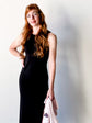 Fall Capsule Collection | Side Slit Maxi Dress | Black