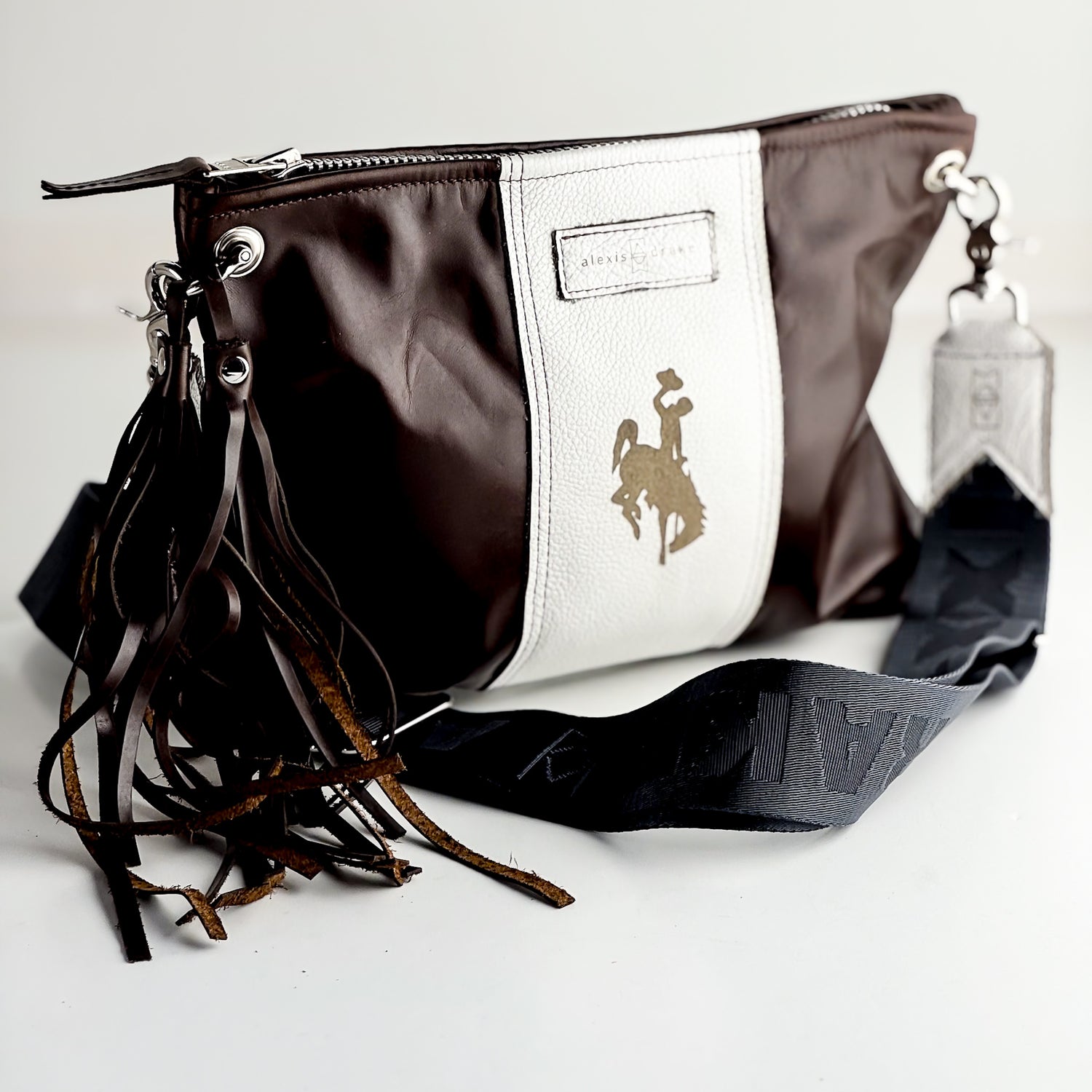 Steamboat Collection | Jackie Crossbody | Rocky + White Pebble