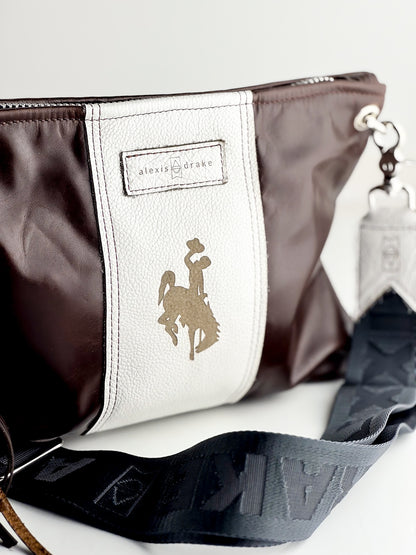 Steamboat Collection | Jackie Crossbody | Rocky + White Pebble
