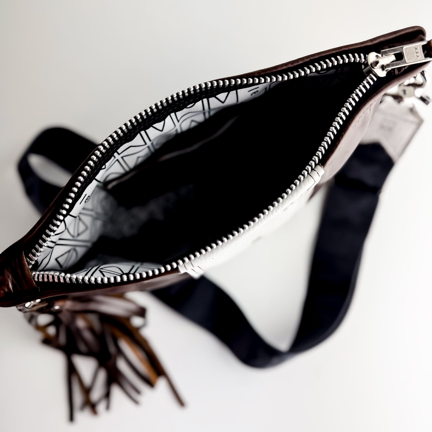 Steamboat Collection | Jackie Crossbody | Rocky + White Pebble