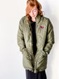 Fall Capsule Collection | Quilted Coat | Moss