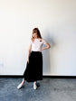 Fall Capsule Collection | Pleated Twirly Skirt | Black