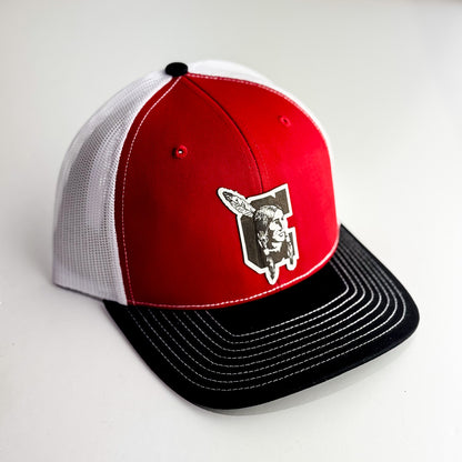 Tribe Collection | Trucker Hat | Red + Black C