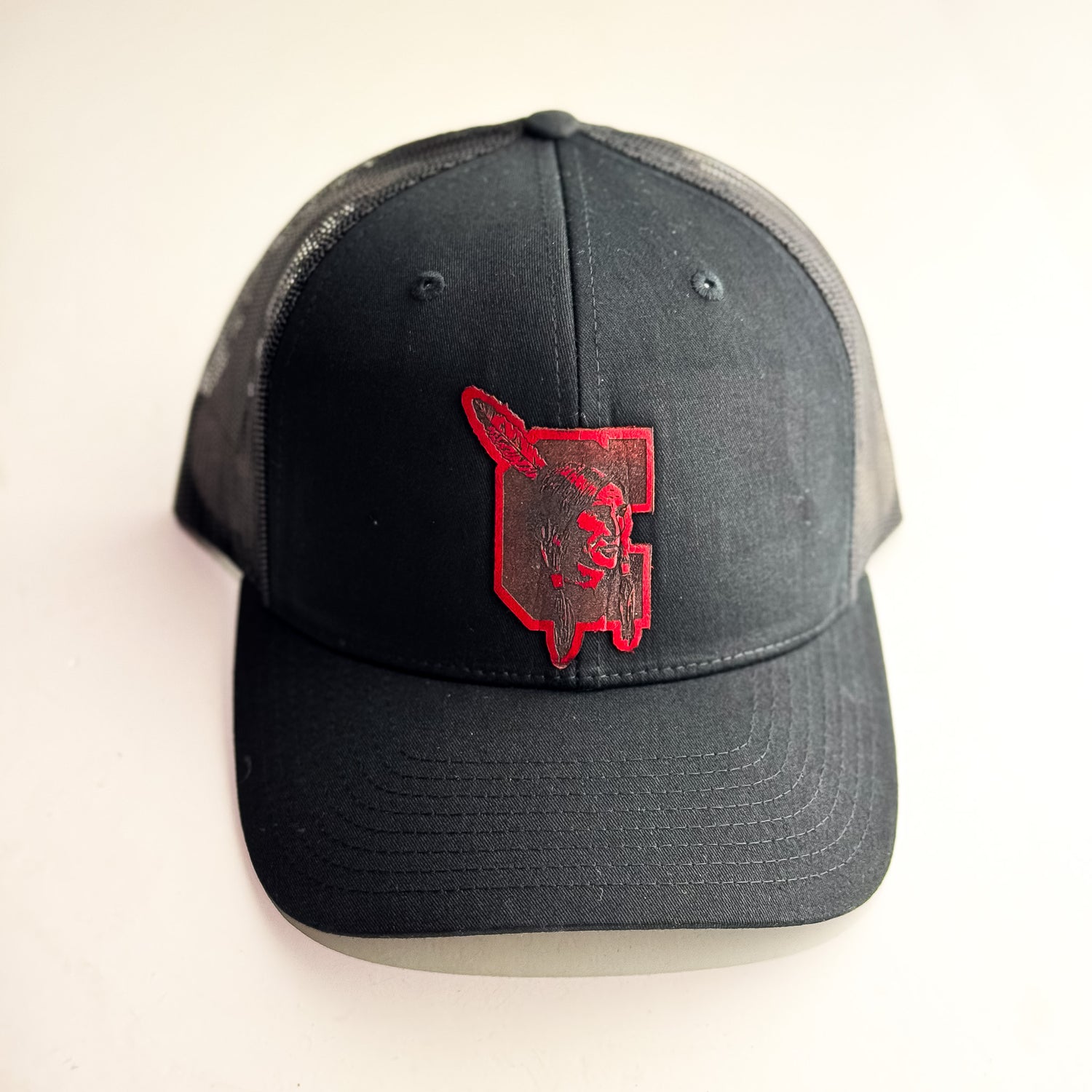 Tribe Collection | Trucker Hat | Red + Black C