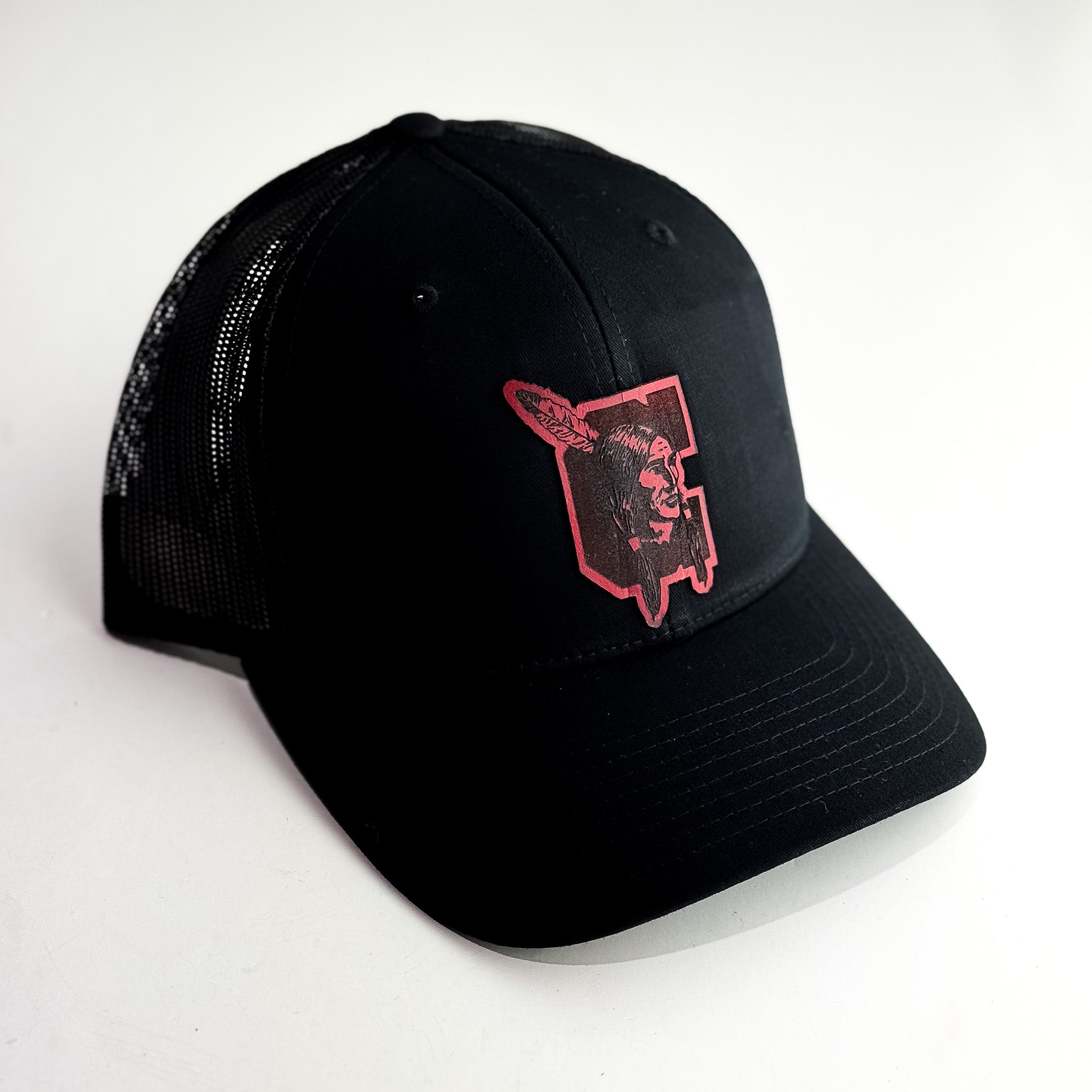 Tribe Collection | Trucker Hat | Red + Black C