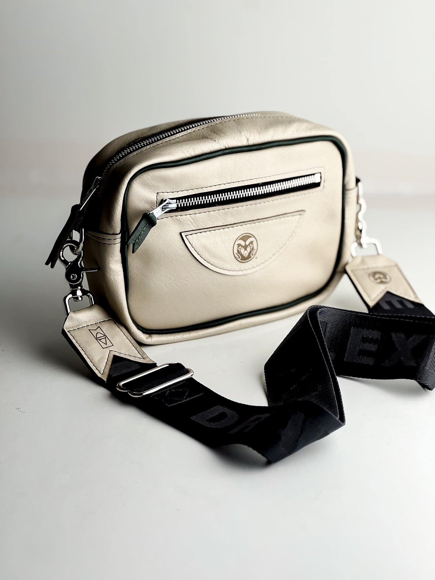 CSU Ram Collection | Maeve Crossbody | Platinum + Forest