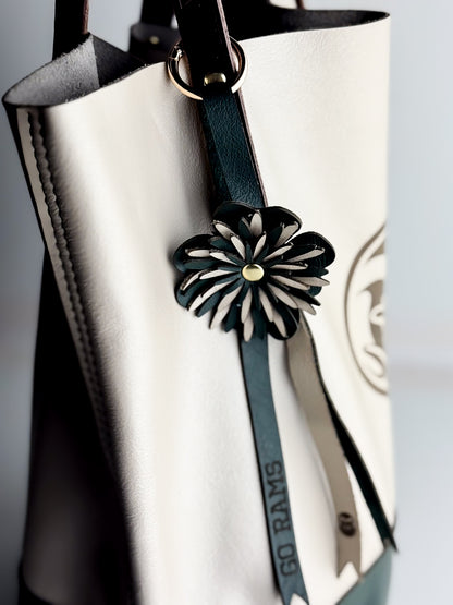 CSU Ram Collection | Keychain | Flower Floof Bag Charm
