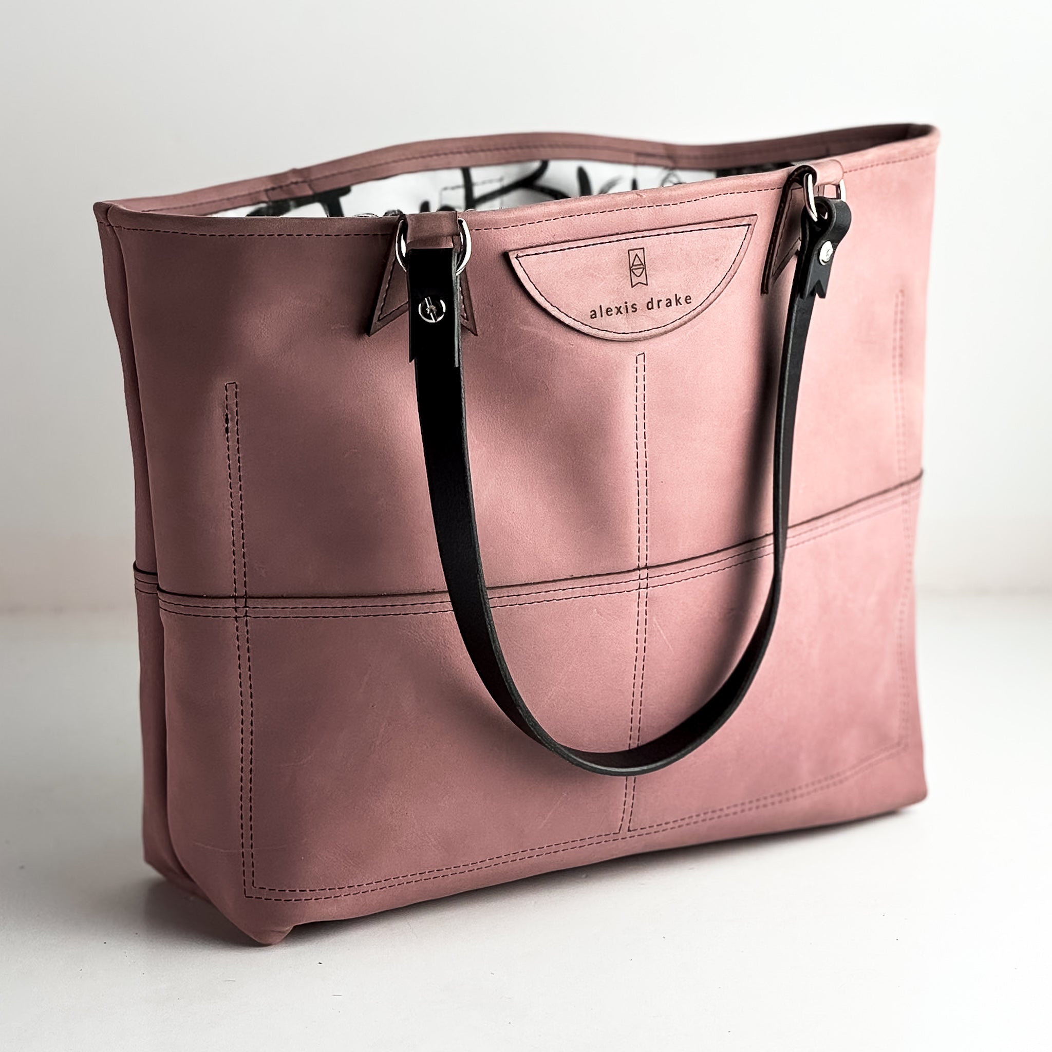 Urban Edge Collection | 9 to 5 Shoulder Tote | Distressed Pink Jade