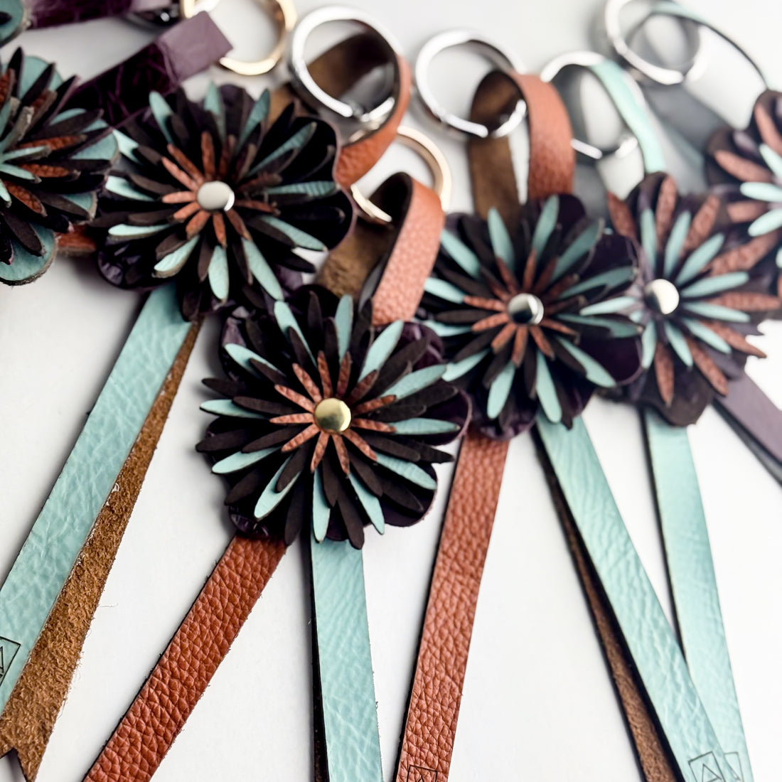 Keychain | Flower Floof Bag Charm | Autumn Reverie
