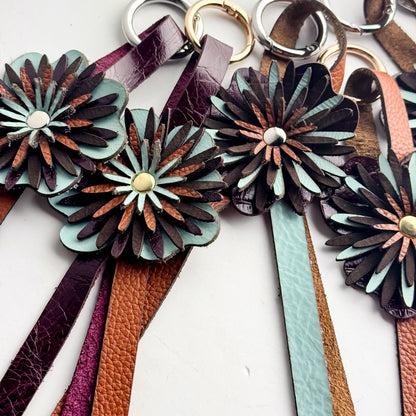 Keychain | Flower Floof Bag Charm | Autumn Reverie