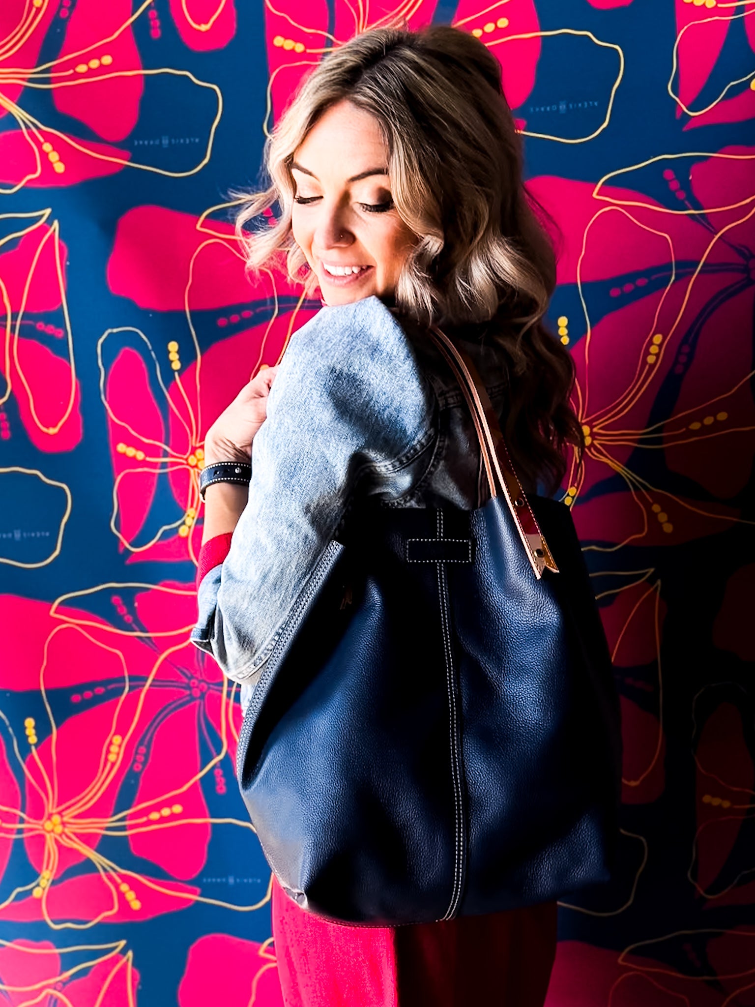 Color Theory Collection | Market Tote | Midnight Navy
