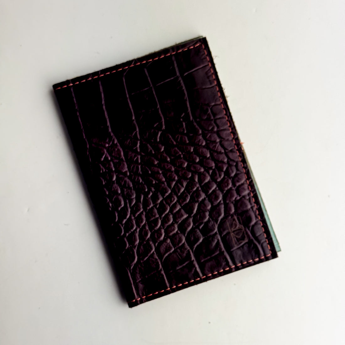 Autumn Reverie Collection | Passport Capsule Wallet | Plum Croc