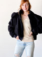 Fall Capsule Collection | Ribbed Sherpa Jacket | Black
