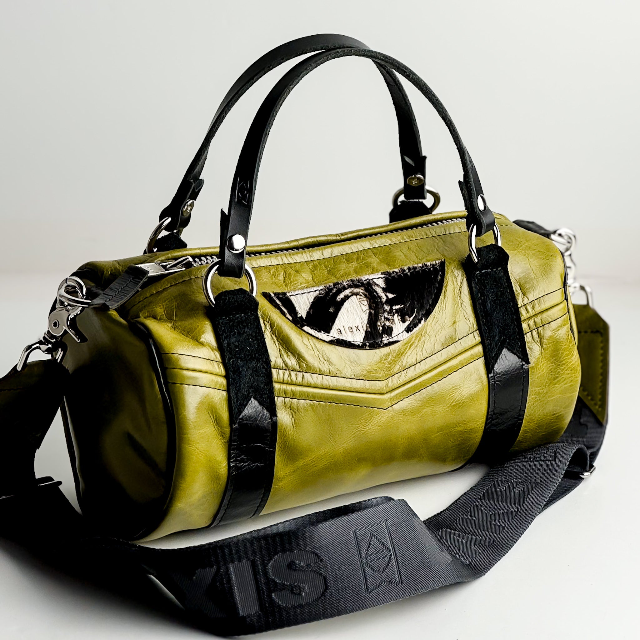 Urban Edge Collection | Gigi Baby Duffel + Crossbody | Olive Leaf