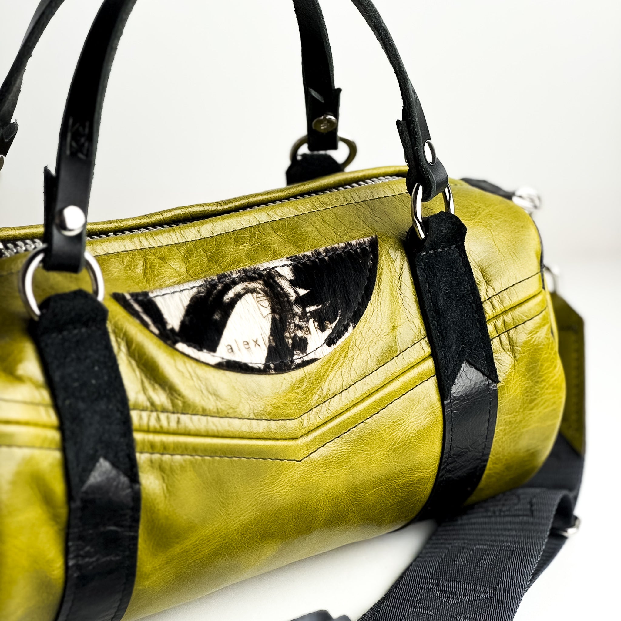 Urban Edge Collection | Gigi Baby Duffel + Crossbody | Olive Leaf