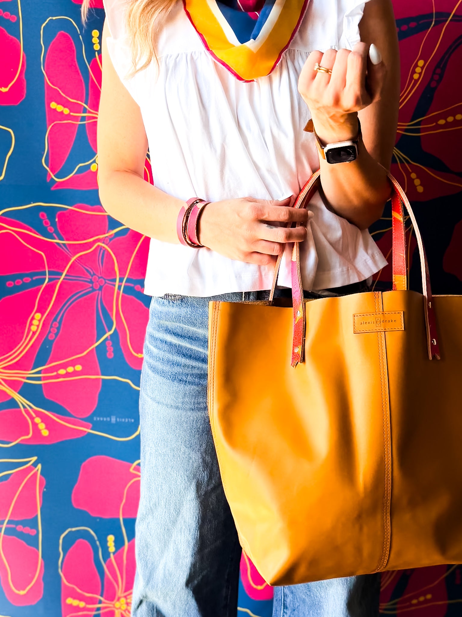 Color Theory Collection | Market Tote | Mustard