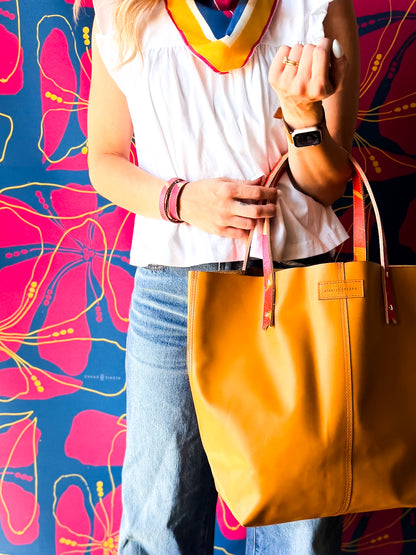Color Theory Collection | Market Tote | Mustard