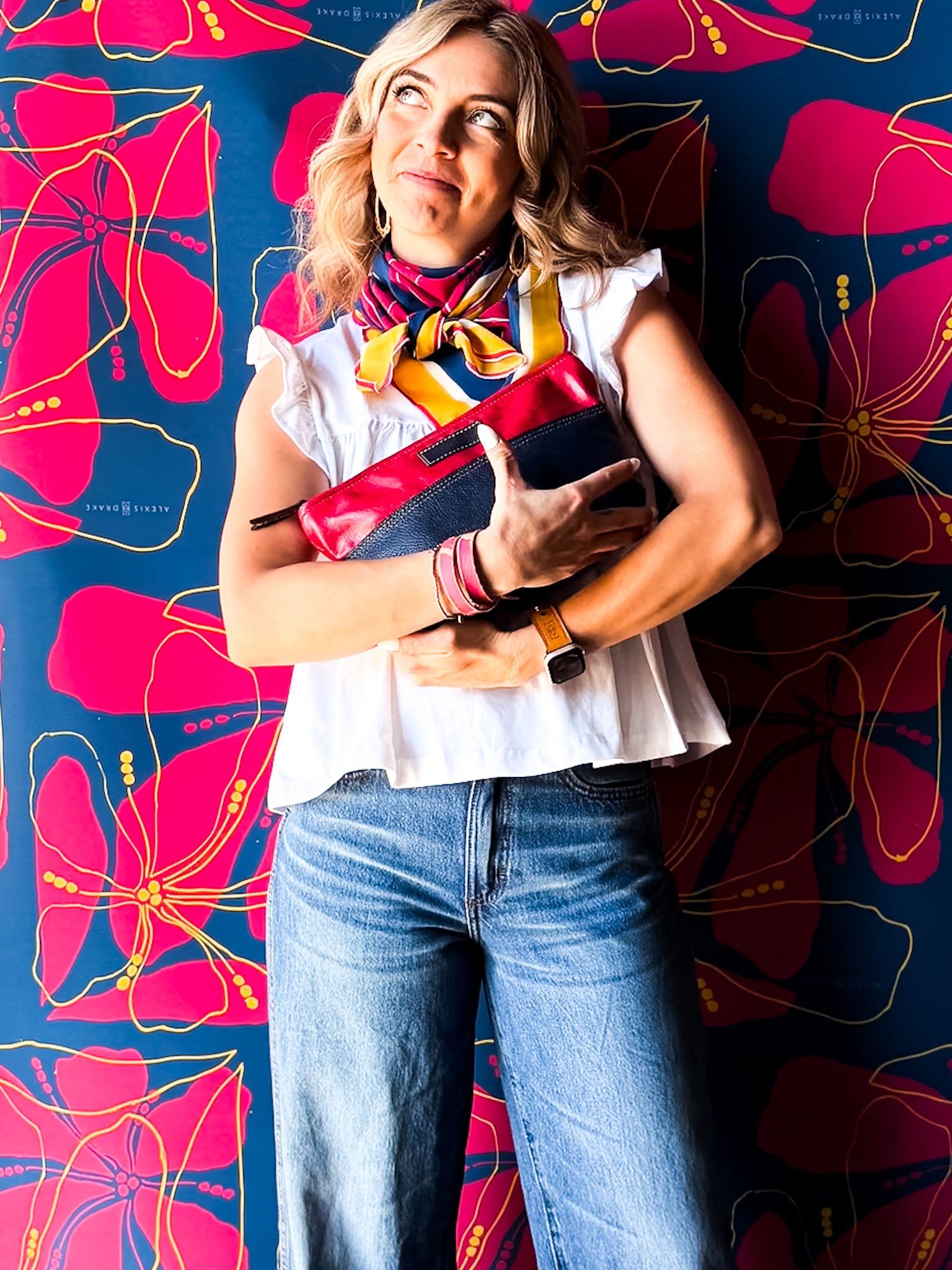 Pre-Order | Color Theory Collection | Carry More Clutch | Wild Berry + Midnight Navy