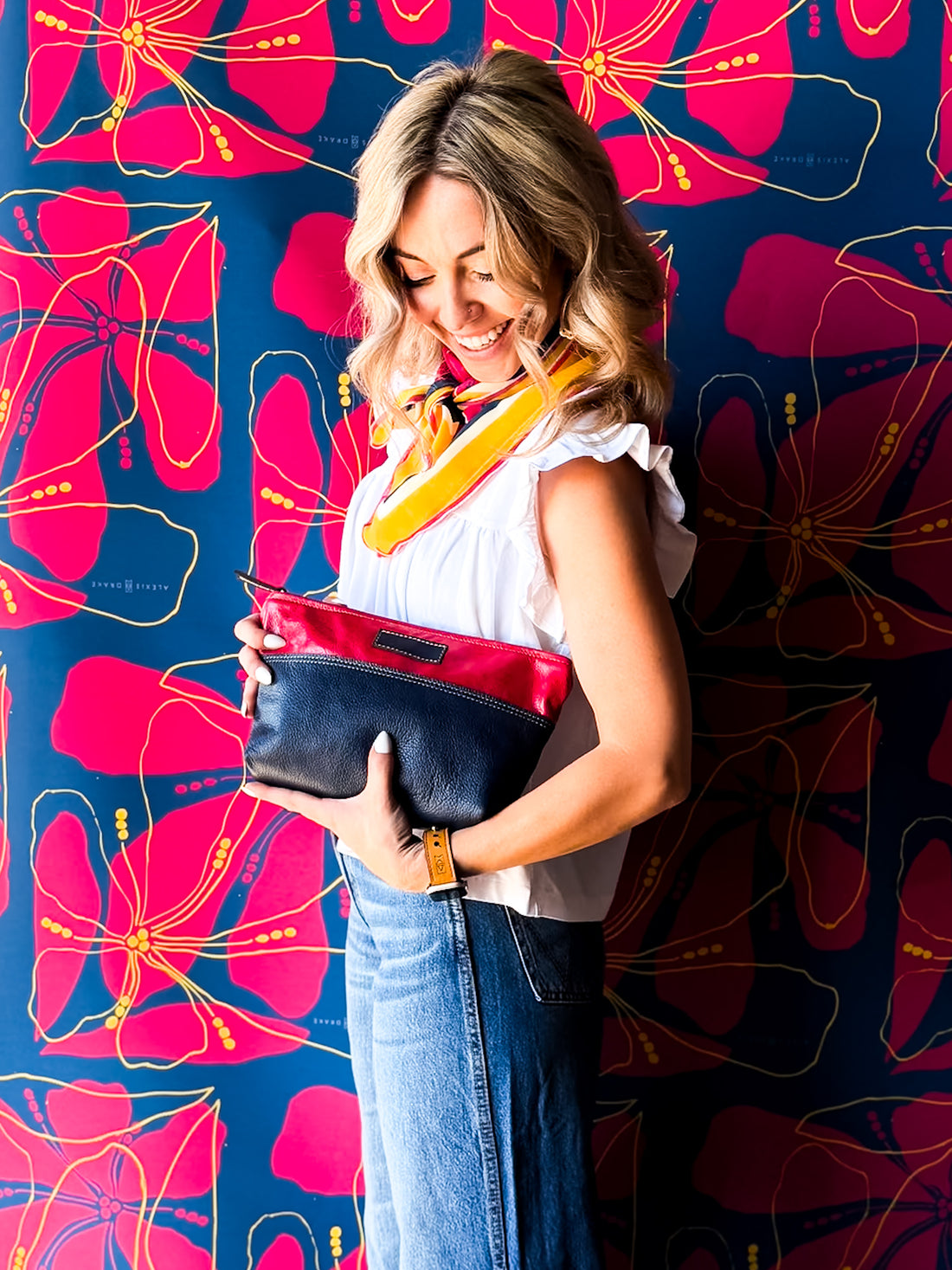 Pre-Order | Color Theory Collection | Carry More Clutch | Wild Berry + Midnight Navy