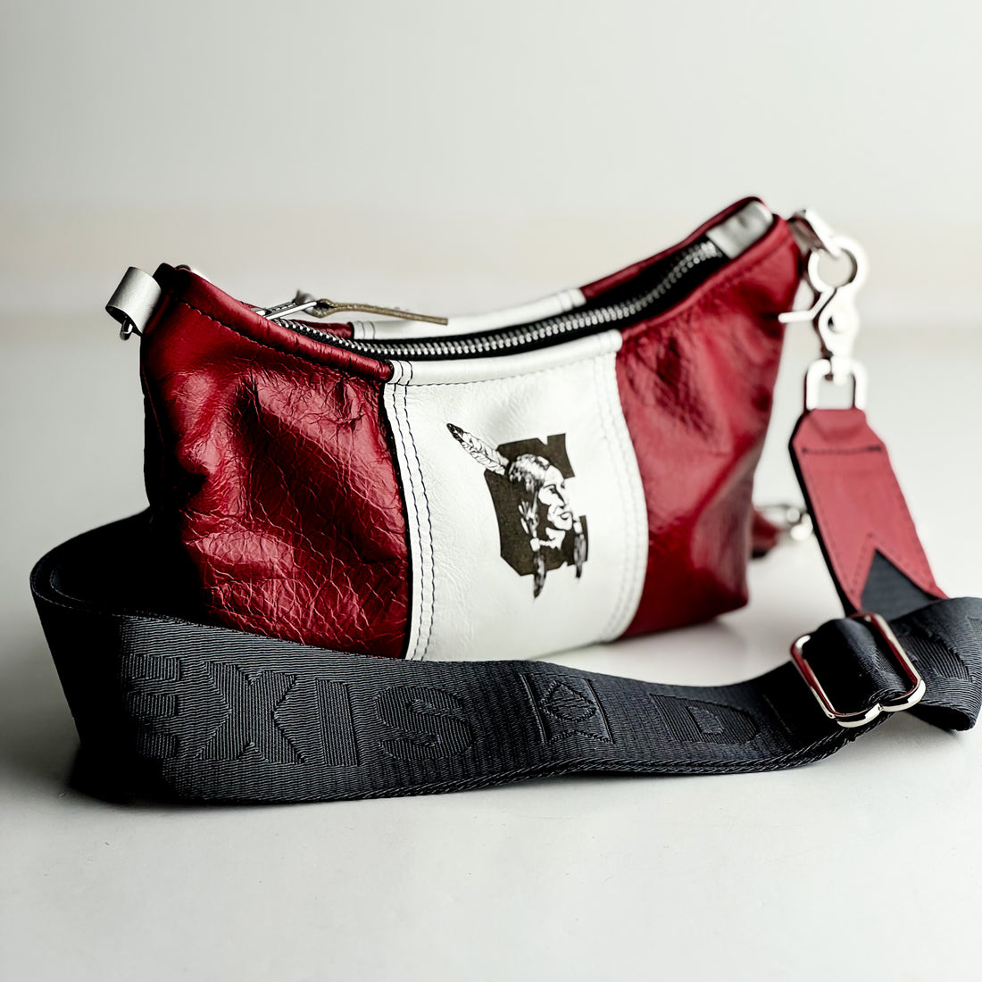 Tribe Collection | Penelope Crossbody | Ruby + White